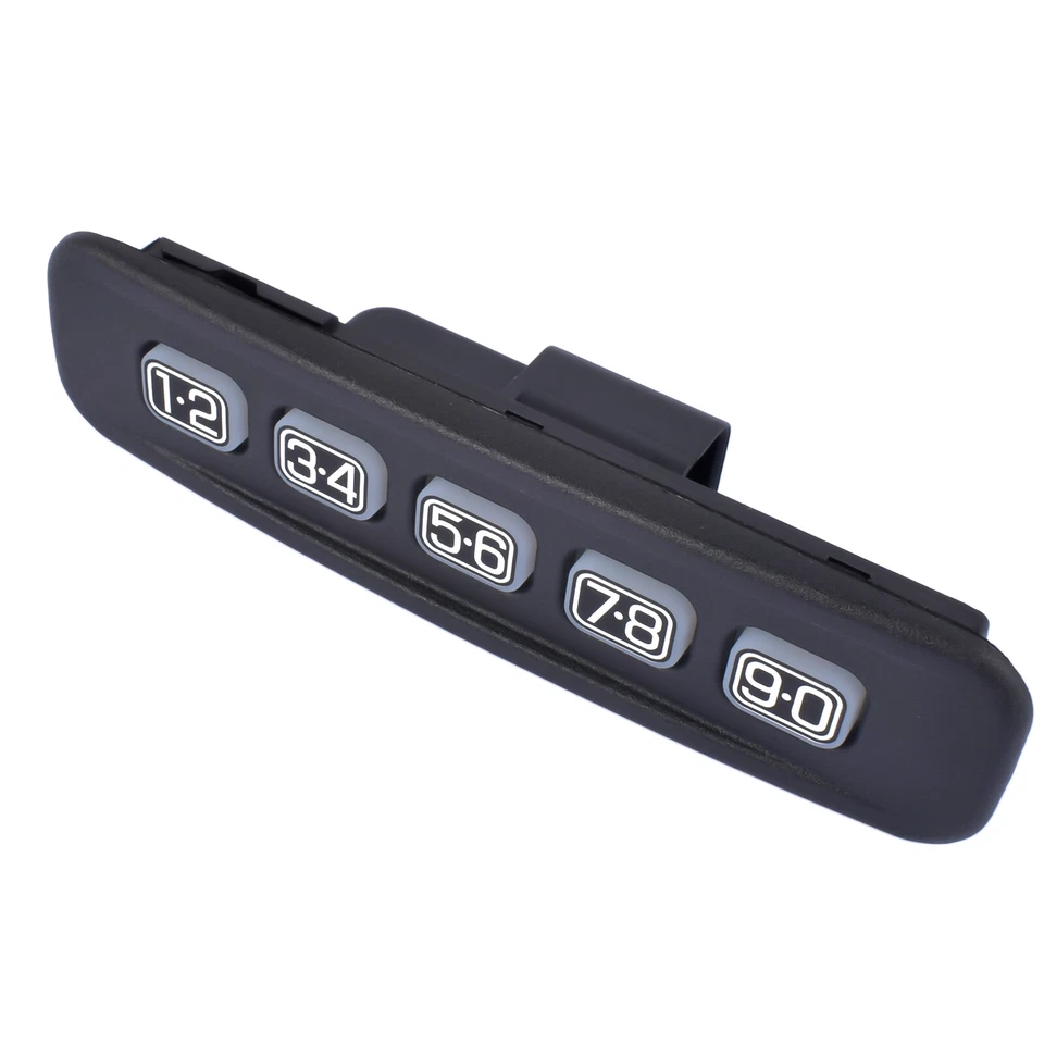 Teclado de entrada sem chave preto 8L8Z14A626AA para Ford F-250 Super Duty 04-10, Mercury - Imagem 4 de 4