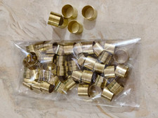 50 Solid Brass Ferrules Collars Ring Shaft Walking Stick-Spare Part Accessories
