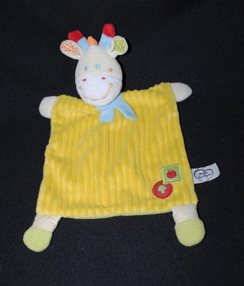 Doudou Poupée mouchoir blanc Mon tout petit bonheur MOTS D'ENFANTS