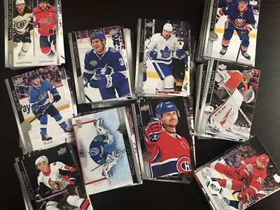 20/21 UD SERIES 1 BASE HOCKEY (#1-200) *YOU PICK FROM LIST* COMPLETE YOUR SET