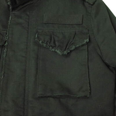 wjk M66 - destroy cotton twill military jacket black M-65 field 