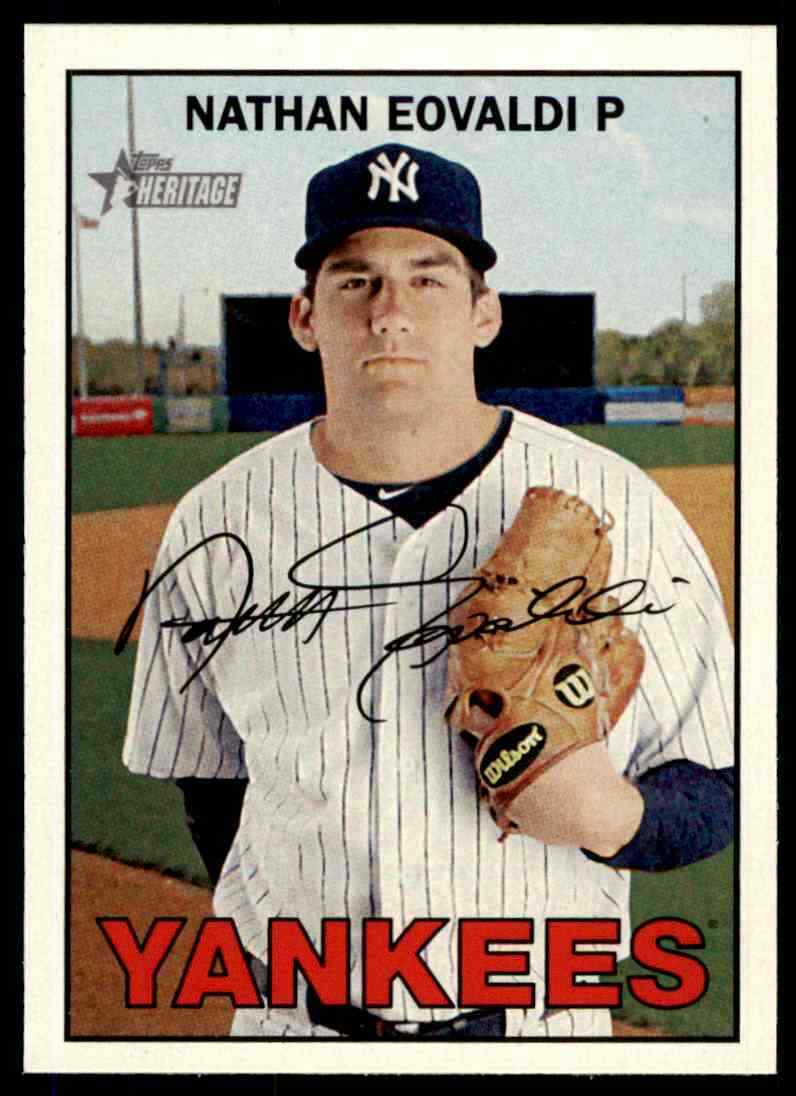 2016 Topps Heritage Nathan Eovaldi #289 New York Yankees