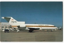 Postcard Airline NORTHERN PACIFIC AIRLINES Boeing 727-51 N105RK CC10.