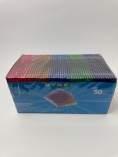 Dynex DVD/CD-ROM Slim Disc Jewel Cases - Assorted Bright Colors, 48 Pack Opened