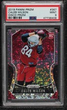 2019 Panini Prizm Rookies Disco Prizm Caleb Wilson #367 PSA 9 MINT 11rv