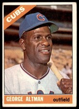 1966  Topps #146 GEORGE ALTMAN  Chicago Cubs  VG+