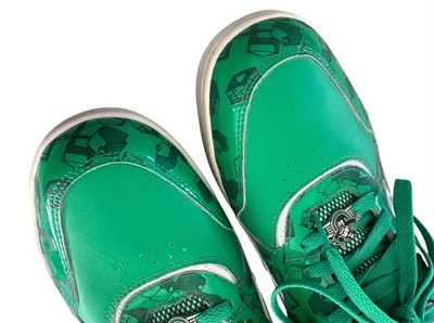 Reebok Reverse Jam Monopoly House Homes Hotels High Tops sz 12 Green White Reebok Reverse Jam Monopoly House Homes Hotels High Tops sz  main image 4