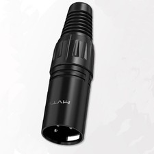 3Pin XLR Plug Audiophile Microphone Adapter Audio HIFI 3 Pin XLR Connector DIY