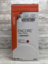 ENCORE Latex Micro Surgical Glove PF Sterile *1 Box* Size: 6.5 *See Date*