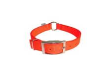 PETE RICKARD - NEW 22" 2 PLY NYLON ORANGE DOG COLLAR DD688 - BIRD DOG HUNTING