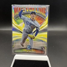 2025 Bowman Chrome - Max Volume #MV-1 Roki Sasaki RC Los Angeles Dodgers