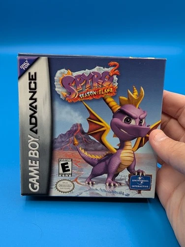 Spyro 2: Season of Flame (Game Boy Advance, 2002) GBA - CIB + Poster + REG CARD