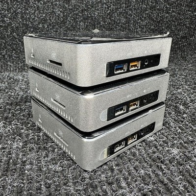 LOT OF 3 Intel NUC Mini PC NUC6i3SYK Intel Core i3-6100U NO RAM/SSD/AC - PC ONLY