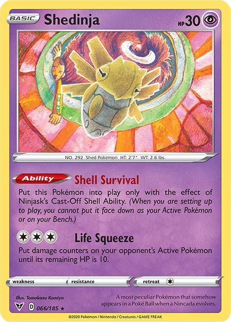 Shedinja #66 Vivid Voltage Pokemon TCG NM