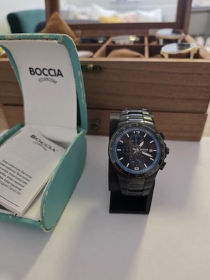 Boccia Titanium Herren Chronograph Armbanduhr Quartz