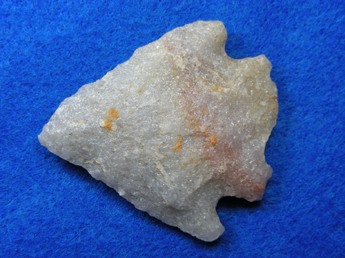 QUARTZITE KIRK 2" PENNSYLVANIA Authentic Indian Artifacts - Picture 12 of 12