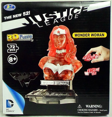 Wonder Woman durchscheinendes 3D-Puzzle Puzzle 72 Teile, Justice League DC Comics Neu 52