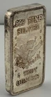Vintage APM 5 oz Silver Bar • .999 Fine • Eagle & Flag • Toned