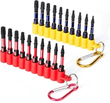 Impact Torx Screwdriver Bits Set, 20 Pieces 2”Security T7-T40 Magnetic S2 Steel