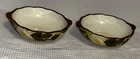 Set of 2 Stangl 5” White Dogwood Lug Handle Fruit Ice Cream Berry Bowls