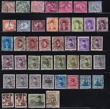 EGYPT. 43 stamps. Old collection. Series.