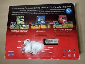 Sega Dreamcast Sports Set White Game Console Complete In Box Mint