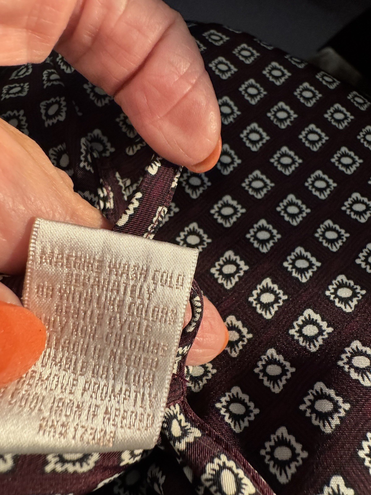 Signature Expressions Short Robe & Nightgown Peignoir Set Brown White Large