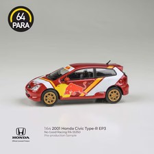 PA-55350 1/64 Honda Civic Type R EP3 2001 No Good Racing LHD [Diecast Mini Car]