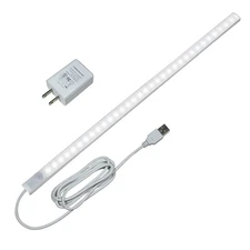Motion Under Cabinet Lighting,17 inch USB Plug in Closet Light Bar, Under Cou...