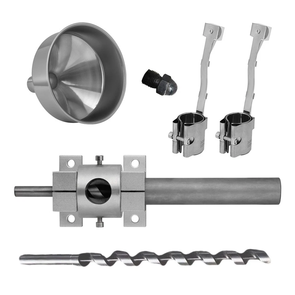 Máquina extrusora hágalo usted mismo barril de tornillo de 12 mm de diámetro con calentadores de banda de boquilla de 2,5 mm 110 V Foto 4 de 4