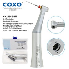 COXO Dental CX235C4 C5-1M Endo 6:1 Handpiece Mini Contra Angle Fit NSK Motor