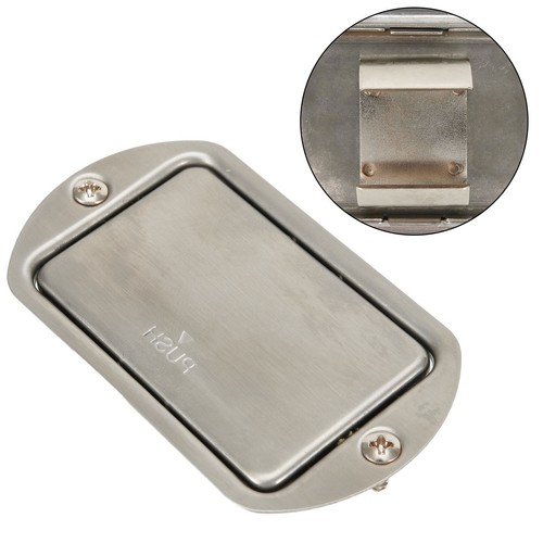 Guitar Battery Cover Compartment for 9V Active Pickup Stainless Steel Material - Picture 5 of 36