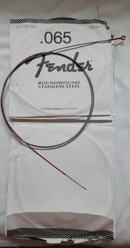 Cuerdas de bajo Fender 7350M acero inoxidable enrolladas redondas 45-105 stock antiguo - Imagen 6 de 8