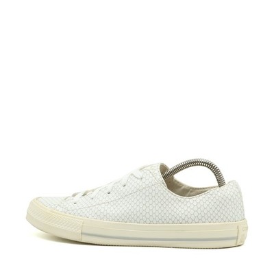 Converse Damen All Star Low Schuh Weiß Leder Top Bequem, Taylor Sneaker EU 38