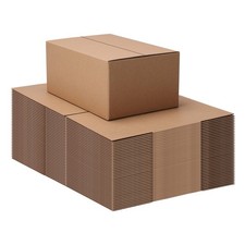 Schliersee Brown Kraft Business Corrugated Cardboard Boxes 9x6x4 - Set of 40