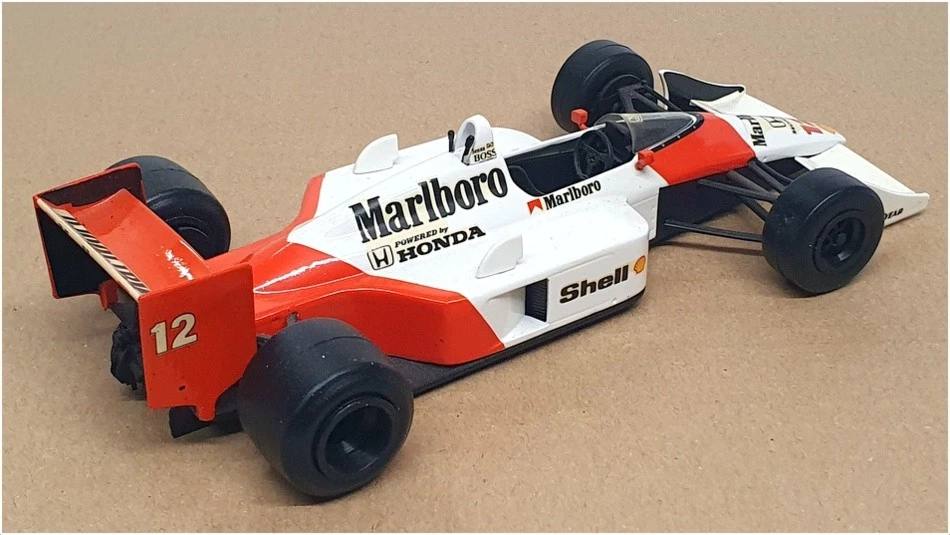 Western Models escala 1/24 WM08 - F1 McLaren MP4/2 #12 Senna - Vermelho/branco - Imagem 2 de 4