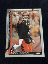 2025 Topps Chrome Football Joe Burrow Cincinnati Bengals, First Chrome Card 🥶🥶