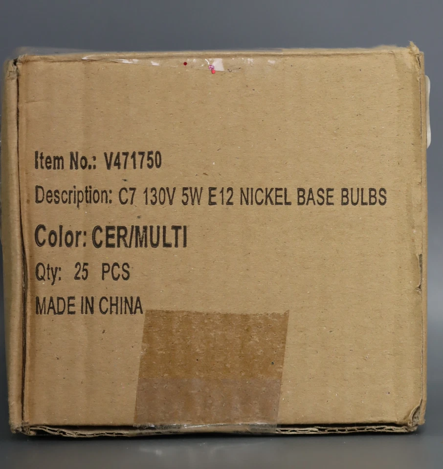Vickerman V471750 Ceramic Bulbs, 130-volt/5-watt, Multicolor QTY 25 - Image 4 of 4