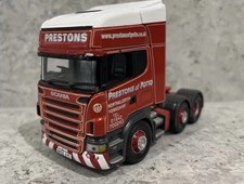 Corgi - Scania R Tractor Unit - Prestons of Potto - CC13713 - 1:50 - Mint
