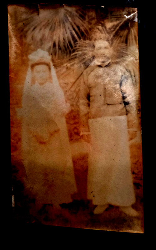 China marriage photo of Mr. and Mrs Lu early Carter Baptist missionary estate