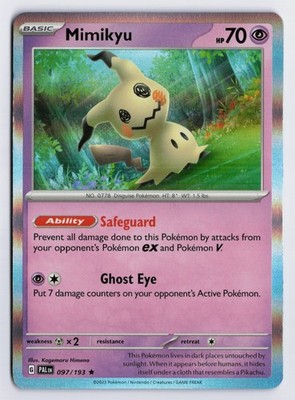 Mimikyu - PAL #097/193 SV02: Paldea Evolved Holo NM