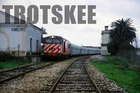 35mm Slide CP Portugal Railways Diesel Loco 1805 Vimieiro 2001 Portuguese