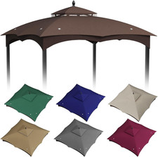 Tapa de repuesto de toldo de 10X12 pies para carpa Lowe'S Allen Roth #GF-12S004B-1, dos T