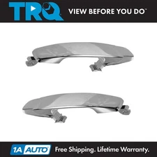 TRQ Exterior Outside Chrome Plated Door Handle Set of 2 for 08-11 Ford Focus