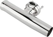 Boat Fishing Rod Holder Stainless Steel Tournament Style for Rails 1-1/4" to 2"