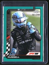 2025 Topps Chrome Formula 1 F1 George Russell Teal Refractor 161/299 #119