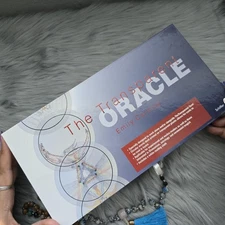 The Transparent Oracle Emily Carding 78 Card Oracle Deck with Guidebook USED