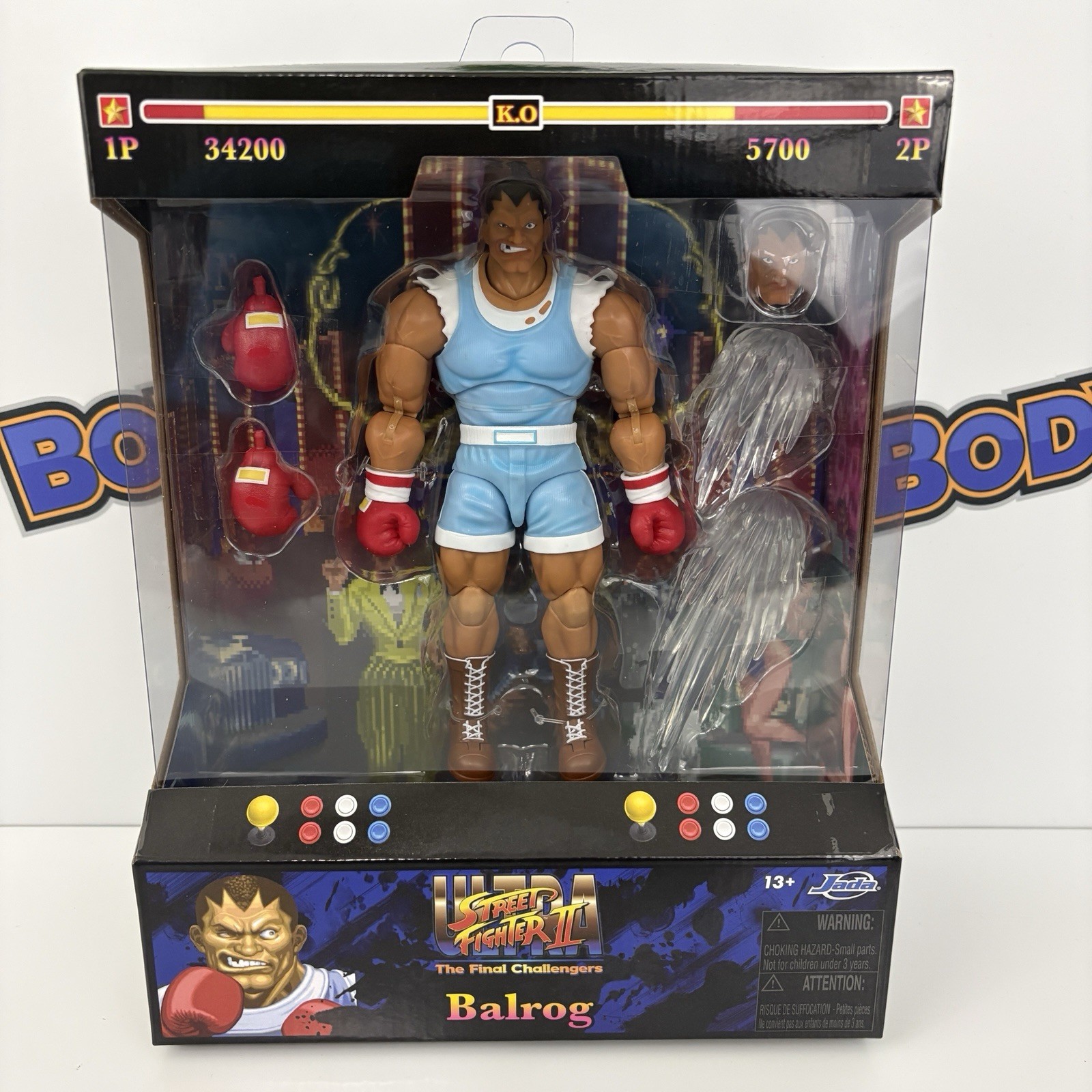 Jada Toys Ultra Street Fighter II Balrog Action Figure