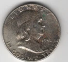 1951 P FRANKLIN HALF DOLLAR 90% SILVER 50¢ PHILADELPHIA UNITED STATES OF AMERICA