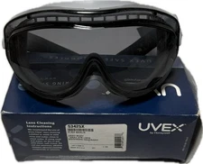 Uvex S3425X Flex Seal Indirect Vent Over The Glasses Goggles Gray Lens
